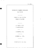Interstate Commerce Commision Report of the Accident  Investigation Occuring on the WABASH RAILROAD LAFAYETTE IN