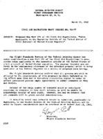 Part 191 Regulation No 6211 Proposed New Part 191 Of The Civil Air Regulations Rules Applicable To The Operation Outside Of The United States Of Civil Aircraft Of United States Registry