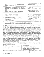 Land Use Impact of Improving Section One of Westheimer Road in a Developing Area in Houston Texas