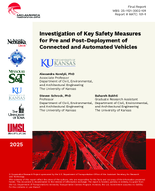 Investigation of Key Safety Measures for Pre and PostDeployment of Connected and Automated Vehicles