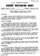 Investigation of Aircraft Accident CAPITAL AIRLINES CLARKSBURG MARYLAND 19570622