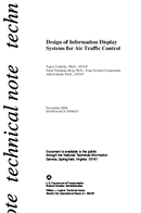 Design of Information Display Systems for Air Traffic Control