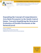 Expanding the Concept of Comprehensive Area Ratio Parameter to the SouthCentral States Towards Simplifying the Structural Evaluation of Flexible Pavements at the Network Level