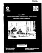 Denver RTDs computer aided dispatchautomatic vehicle location system  the human factors consequences