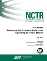 A tool for assessing the economic impact of spending on public transit
