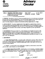 Criteria for Operational Approval of Auto Guidance Systems