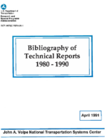 Bibliography of Technical Reports  19801990