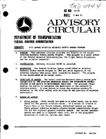 AC 602H 1971 Annual Aviation Mechanic Safety Awards Program