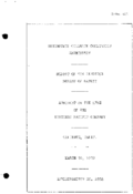Interstate Commerce Commision Report of the Accident  Investigation Occuring on the SOUTHERN PACIFIC RAILROAD CALIENTE CA