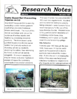 Research notes  cable guard rail preventing injuries on I5