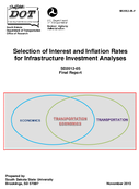 Selection of Interest and Inflation Rates for Infrastructure Investment Analyses SD201205