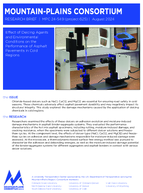 Effect of Deicing Agents and Environmental Conditions on the Performance of Asphalt Pavements in Cold Regions Brief