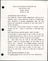 Talking Points Prepared for Secretary Dole Mack Mattingly Lunch