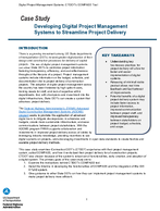 Case Study Developing Digital Project Management Systems to Streamline Project Delivery