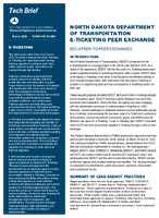 North Dakota Department of Transportation ETicketing Peer Exchange Tech Brief