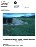 Guidelines for Wildlife Vehicle Collision Mitigation
