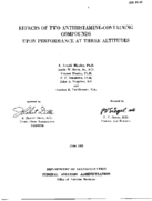 Effects of two antihistaminecontaining compunds upon performance at three altitudes