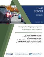 Strategies for Mitigating Congestion in Small Urban and Rural Areas