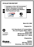 Evaluation of the I95 Commercial Vehicle Operations Roadside Safety and SAFER Data Mailbox Field Operational Tests Evaluation Report