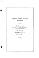 Interstate Commerce Commision Report of the Accident  Investigation Occuring on the CHICAGO AND EASTERN ILLINOIS RAILROAD MODE IL