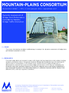 Dynamic assessment of bridge deck performance considering realistic bridgetraffic interaction  research brief