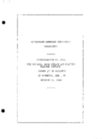 Interstate Commerce Commision Report of the Accident  Investigation Occuring on the CHICAGO ROCK ISLAND AND PACIFIC RAILWAY SCREETON AR