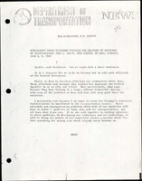 Contingency Press Statement Prepared for Delivery by Secretary of Transportation John A Volpe upon Arrival in Bonn Germany