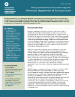 Moving from Resilience Pilot to Broad Integration Minnesota Department of Transportation