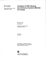 Analysis of MLS Based Surveillance System MLSS Concepts