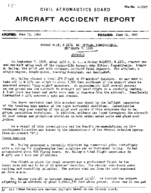 Investigation of Aircraft Accident MOONEY M18 BUTLER PENNSYLVANIA 19590907