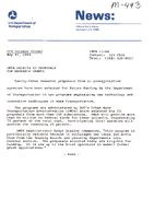 UMTA Selects 23 Proposals for Research Grants