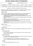 National Highway Freight Program NHFP