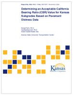 Determining an Acceptable California Bearing Ratio CBR Value for Kansas Subgrades Based on Pavement Distress Data