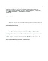 FAA Associate Administrator for Airway Facilities Arnold Aquilano Speeches 1993