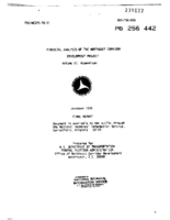 Financial Analysis of the Northeast Corridor Development Project Volume II Appendixes E Through I