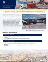 Cooperative Driving Automation CDA Applications for Port Drayage