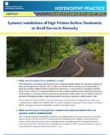 Systemic Installations of High Friction Surface Treatments on Small Curves in Kentucky