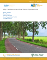 Safety Considerations for All Road Users on Edge Lane Roads