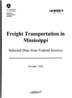 Freight Transportation in Mississippi Selected Data from Federal Sources