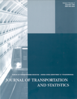 Journal of Transportation and Statistics Volume 2 Number 2 December 1999