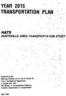 Year 2015 transportation plan  Huntsville Area Transportation Study