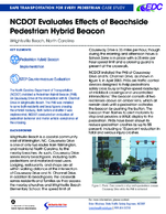 NCDOT Evaluates Effects of Beachside Pedestrian Hybrid Beacon