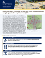 Optimizing Vehicle Trajectories at FixedTime Traffic Signal Intersections using Cooperative Driving Automation CDA