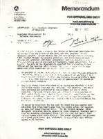 Memorandum re Miami Downtown Component of Metrorail To Arthur E Teele Jr