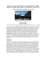 Technical Assessment of Roaring Fork Transit Authority ITS  Related Alternative Transportation Concepts on the White River National Forest