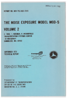 Noise Exposure Model MOD5  Volume 2