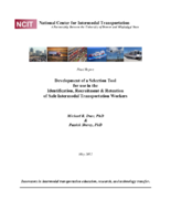 Development of a Selection Tool for Use in the Identification Recruitment  Retention of Safe Intermodal Transportation Workers