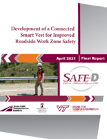 Development of a Connected Smart Vest for Improved Roadside Work Zone Safety