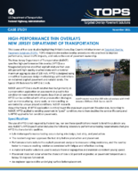HighPerformance Thin Overlays New Jersey Department of Transportation case study