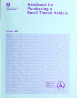 Handbook for Purchasing a Small Transit Vehicle